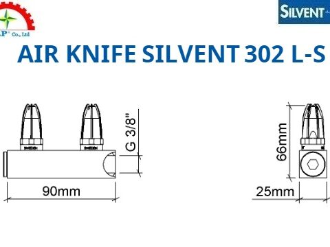Bản vẽ Dao Thổi Khí Silvent 302 L-S