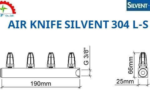 Bản vẽ Dao Thổi Khí Silvent 304 L-S,