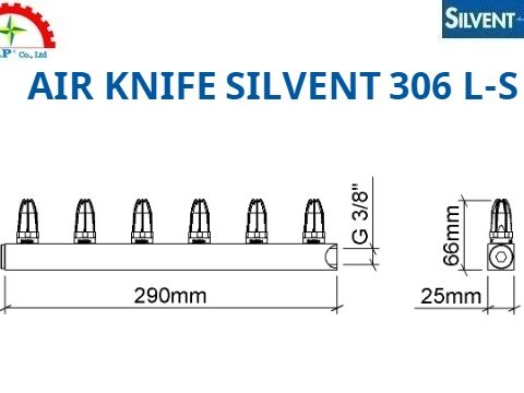 Bản vẽ Dao Thổi Khí Silvent 306 L-S