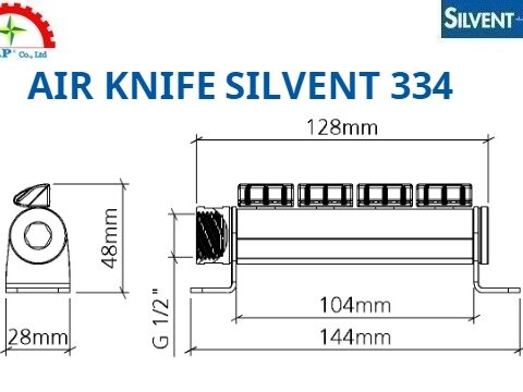 Bản vẽ Dao Thổi Khí Silvent 334