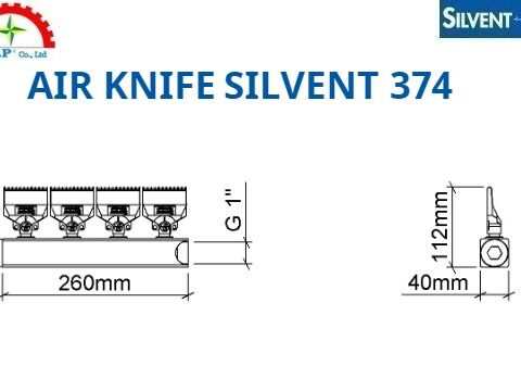 Bản vẽ Dao Thổi Khí Silvent 374