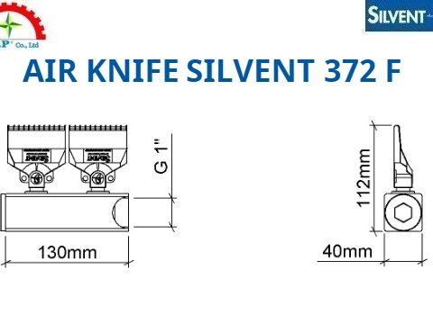 Bản vẽ Dao Thổi Khí Silvent 372 F