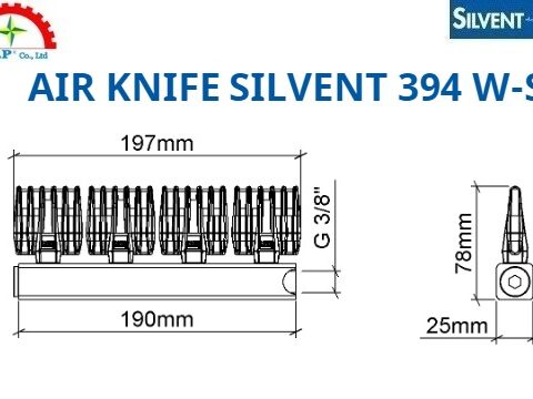 Bản vẽ Dao Thổi Khí Silvent 394 W-S