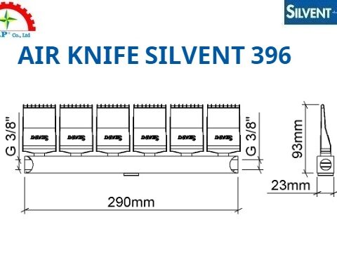 Bản vẽ Dao Thổi Khí Silvent 396