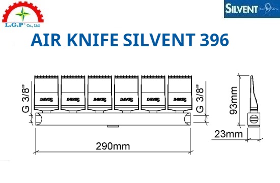 Bản vẽ Dao Thổi Khí Silvent 396