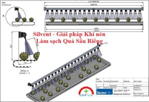 Khí nén làm sạch sầu riêng